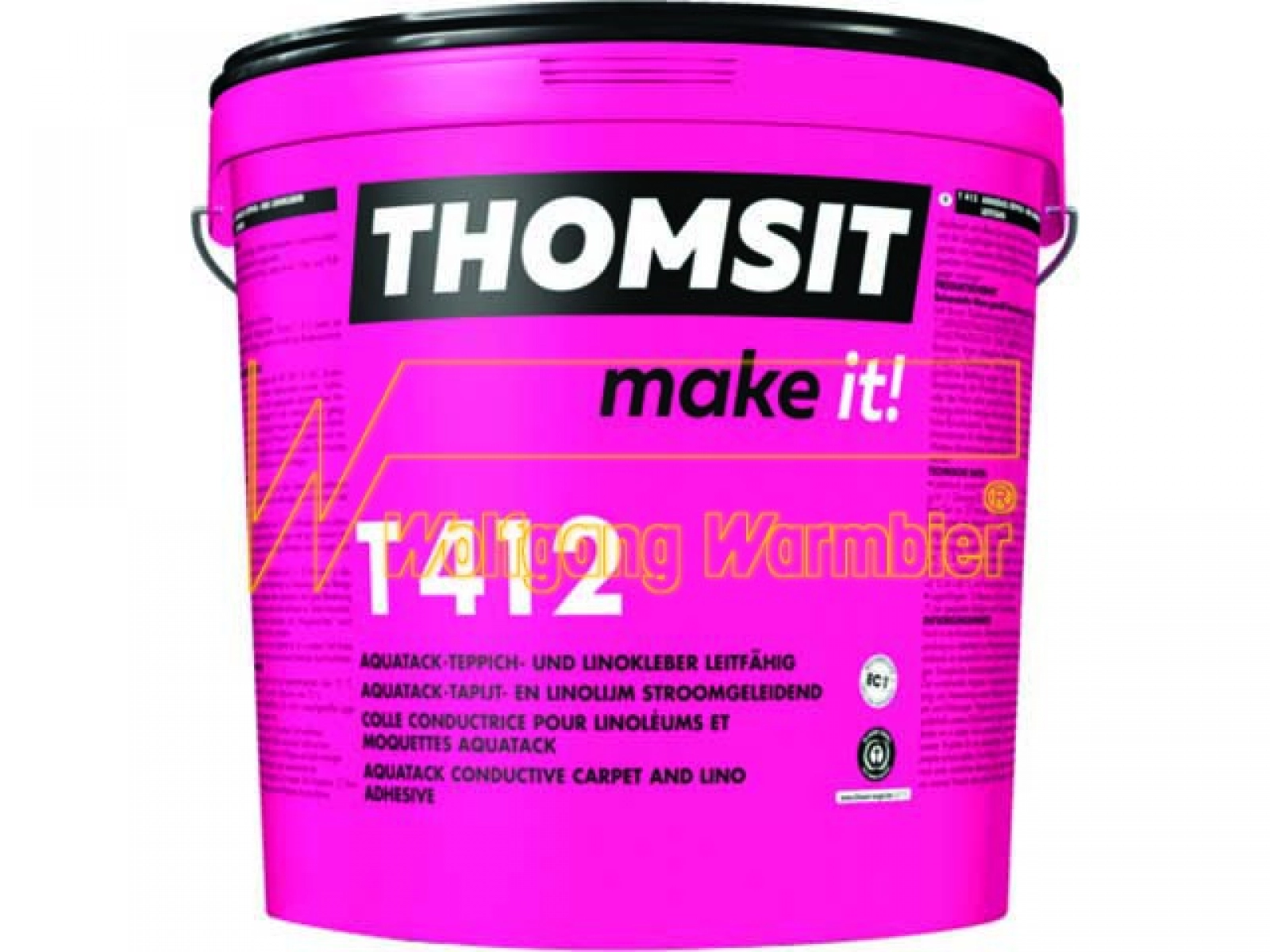 İletken Yapıştırıcı T412, 14 Kg/kova